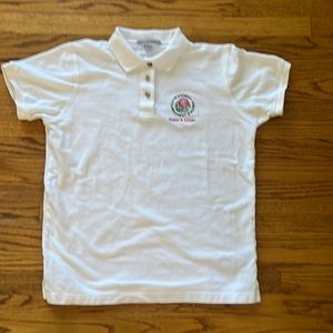 Pasadena Rose Parade Roses “Queen + Court” Polo, Like New, Ladie’s M